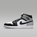 新品/未使用AIR JORDAN 1 MID Black/White/Grey Jordan 1 Mid Black White Iron Grey Men's - DQ8426-001 - US
